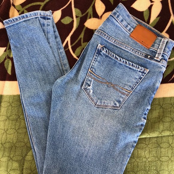 Lucky Brand Charlie Skinny Distressed Jeans - Picture 2 of 10